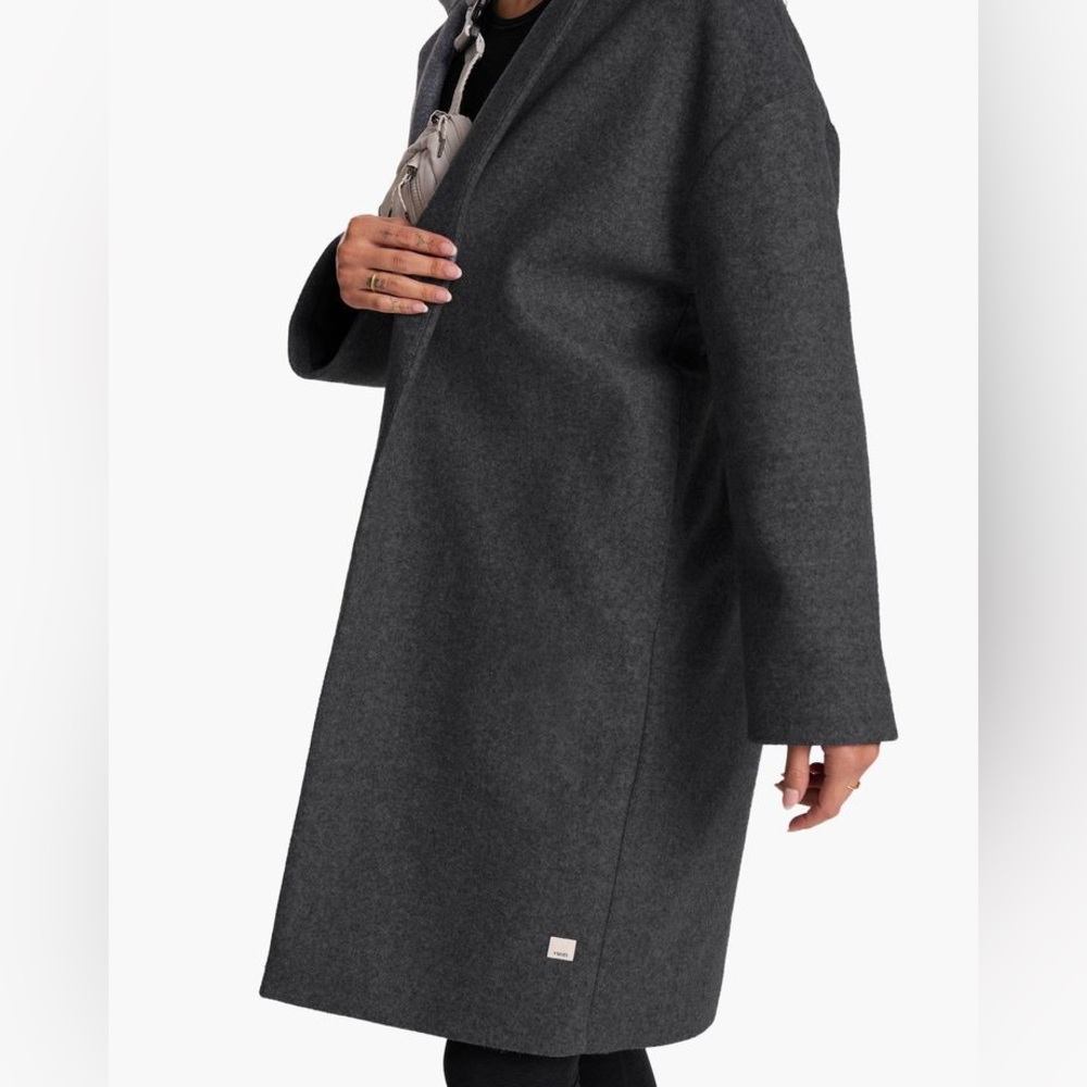 Vuori Soho Melton Trench Jacket Sz. Large BNWT - Picture 3 of 4